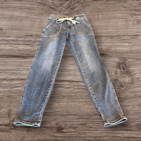 Judy Blue Denim - Judy Blue Jogger Jeans Drawstring Size 1/25